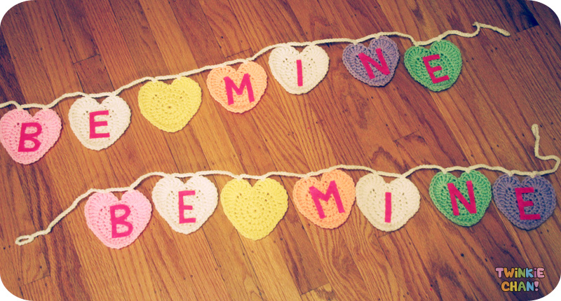 Be Mine Banner Twinkie Chan Blog
