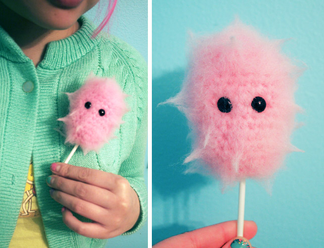 Free Pattern: Plinky's Favorite Cotton Candy Christmas Tree Ornament! –  Twinkie Chan Blog