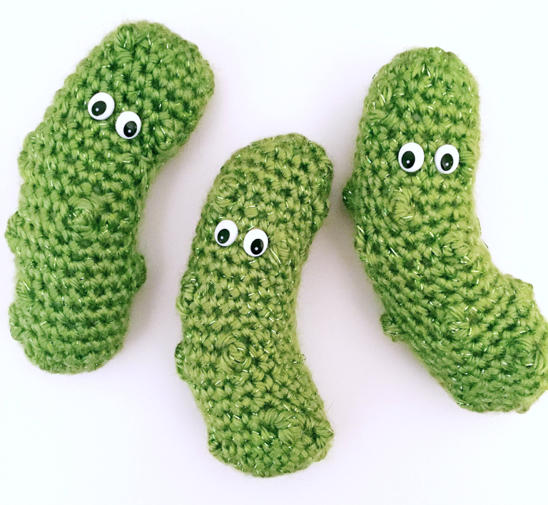 Free Crochet Pattern Christmas Pickle Ornament! Twinkie Chan Blog