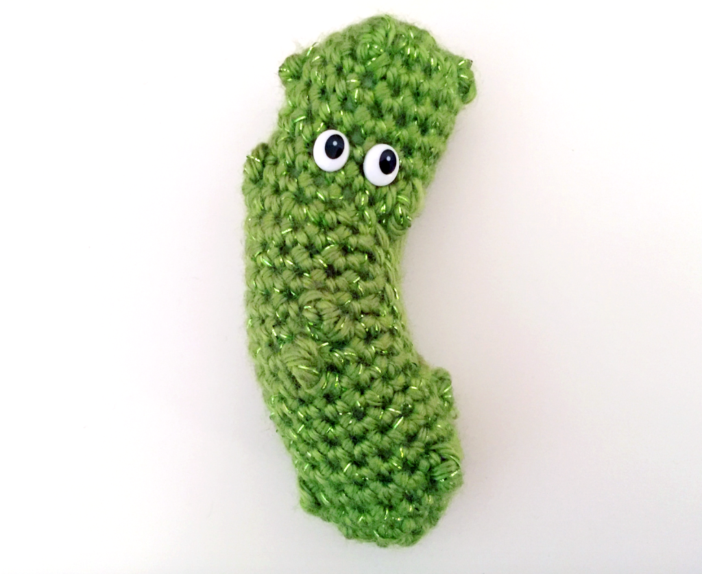 I made a pickle! : r/crochet