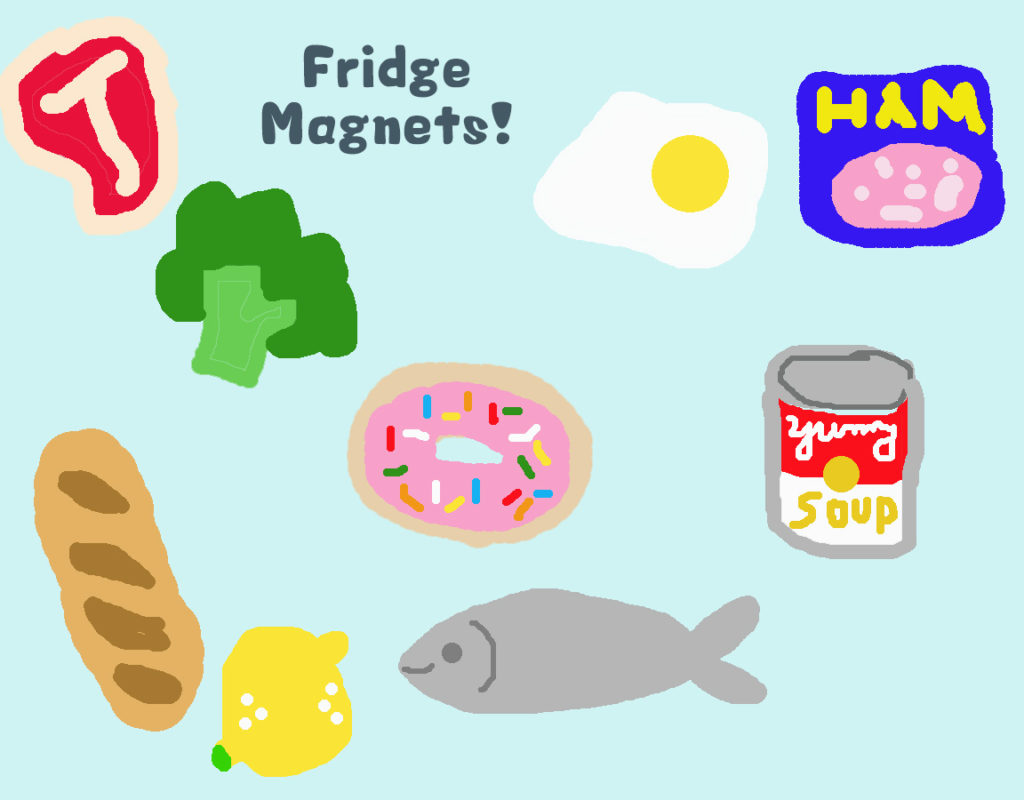 Project 02 - Grocery Fridge Magnets