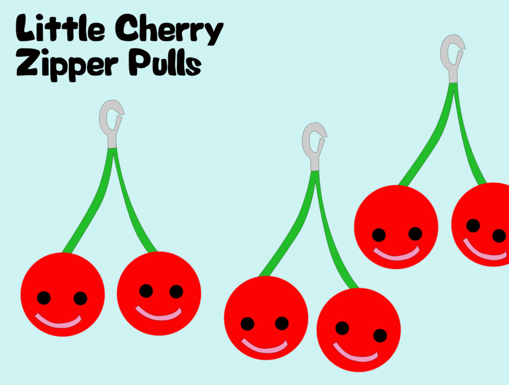 Project 14 - Little Cherry Zipper Pulls