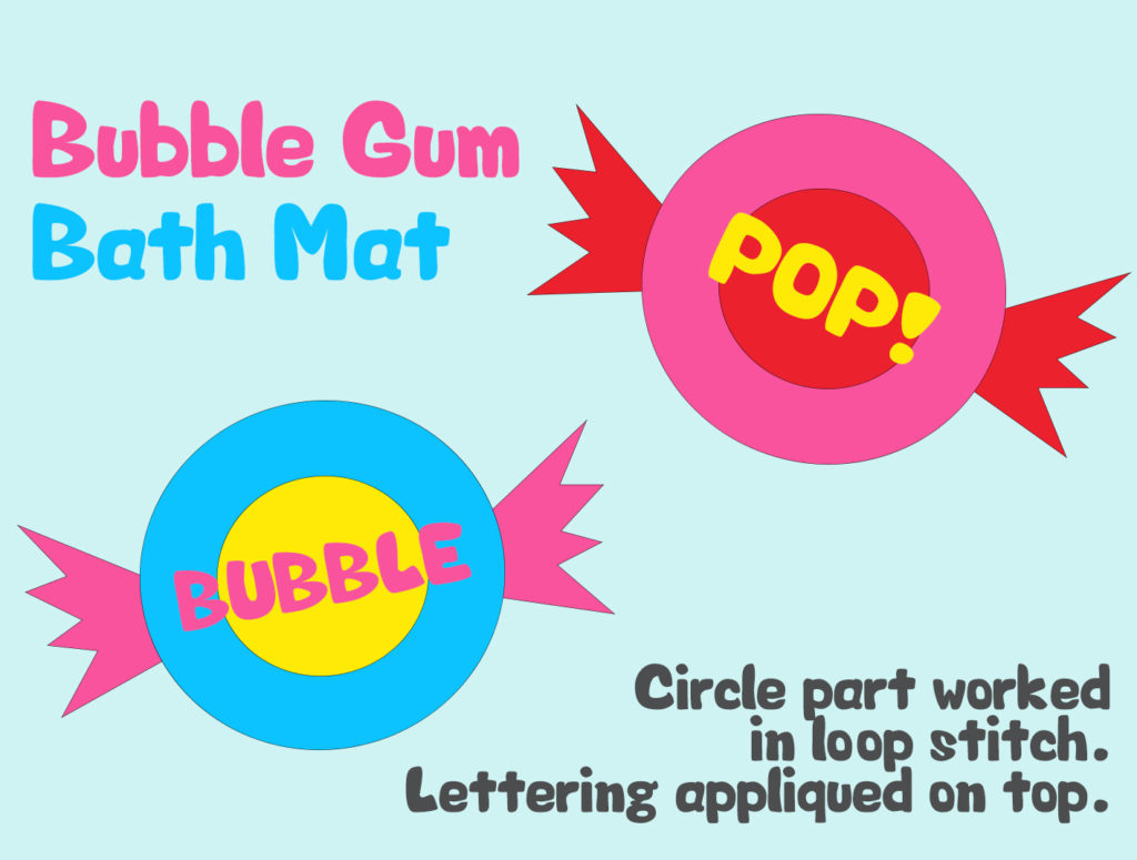 Project 15 - Bubble Gum Circle-Rug