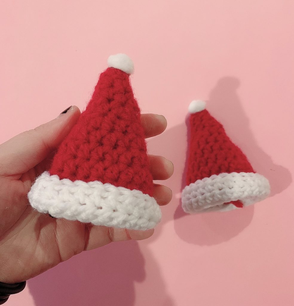 small santa hat crochet pattern