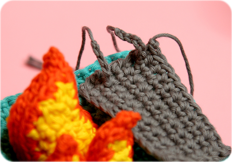 Dumpster Fire Crochet Pattern w/ 100 Soft Twinkie Chan Blog